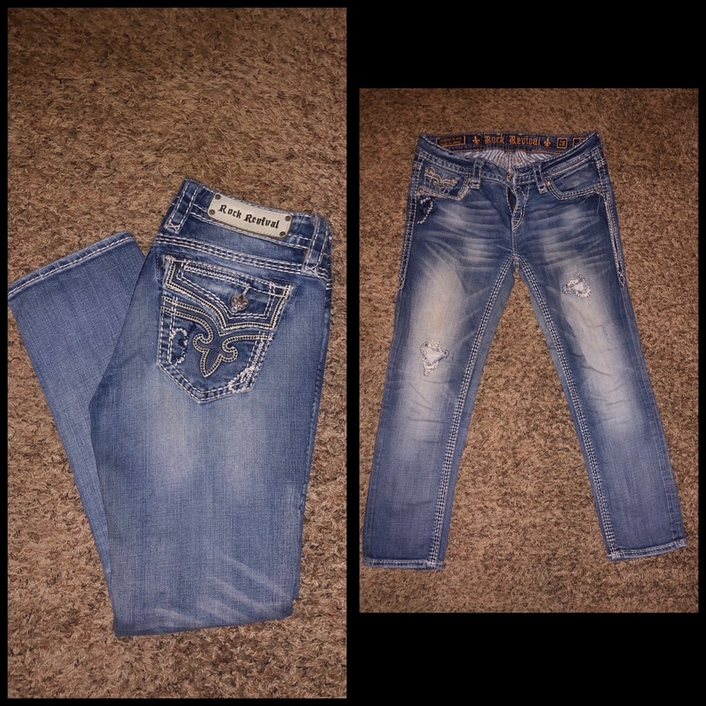 Rock revival Capris